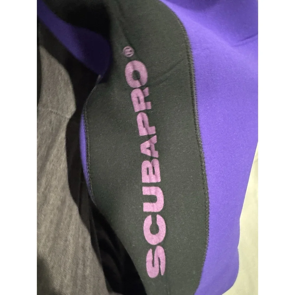 ScubaPro Long John Wetsuit Men's Large 3mm Purple Black‎ Sleeveless Diving Suit